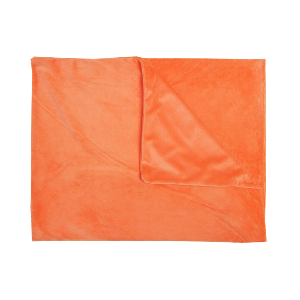 HKM-574931 Solid Color Rectangular Pillow Cover - Soft Plush Cushion Case for Living Room & Bedroom