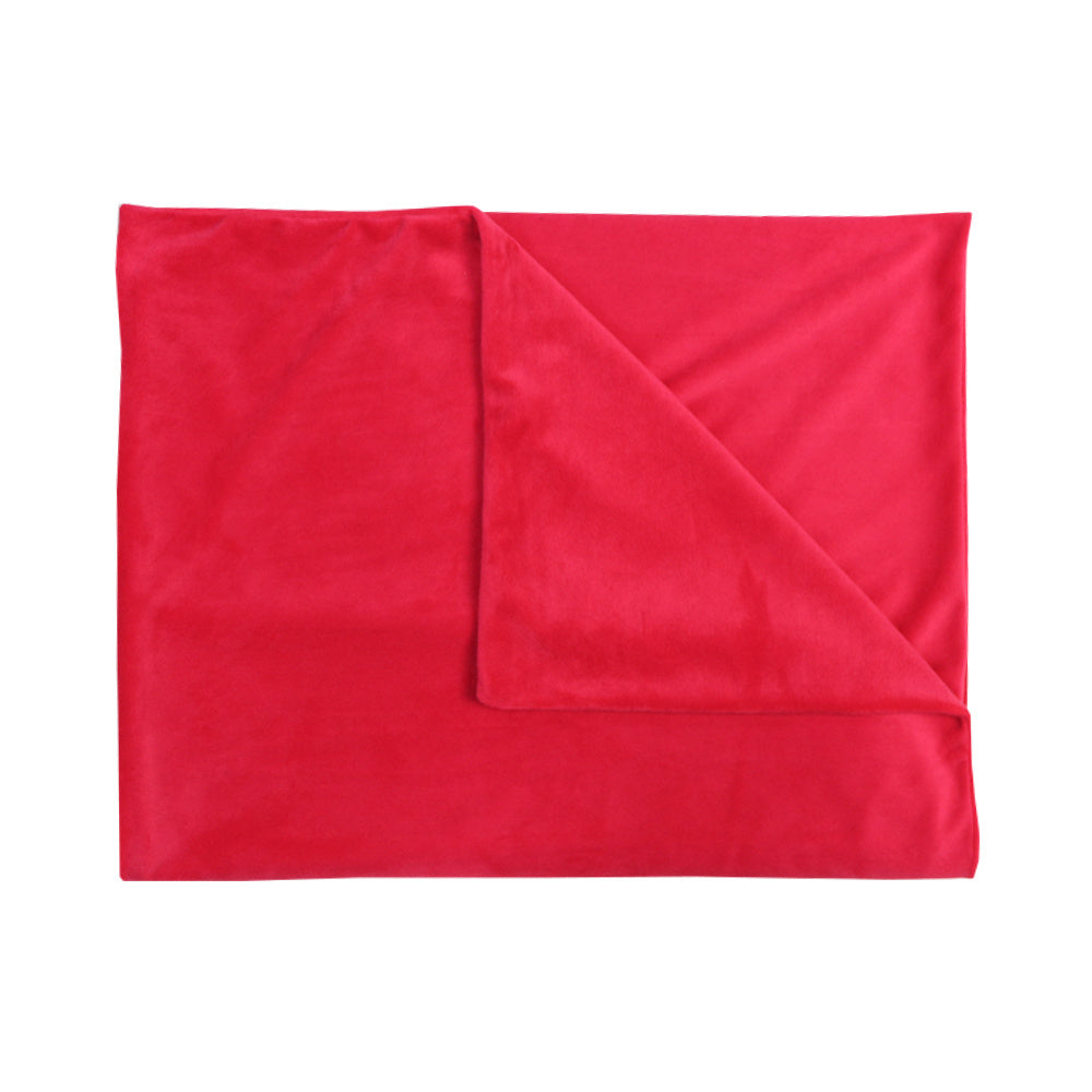 HKM-574931 Solid Color Rectangular Pillow Cover - Soft Plush Cushion Case for Living Room & Bedroom