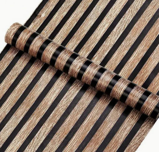 HKM-575059 Self-Adhesive PVC Wallpaper - Waterproof and Moisture-Proof 45cm Wide, Various Colors Available