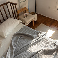 HKM-575123 Japanese Pure Cotton Summer Quilt in Various Striped Designs for Air Conditioning and Warm Nights