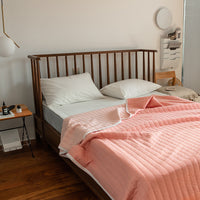 HKM-575123 Japanese Pure Cotton Summer Quilt in Various Striped Designs for Air Conditioning and Warm Nights