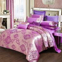 HKM-575443 Four-Piece Modal Jacquard Bedding Set for 1.8m Beds in Various Stylish Patterns