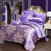 HKM-575443 Four-Piece Modal Jacquard Bedding Set for 1.8m Beds in Various Stylish Patterns