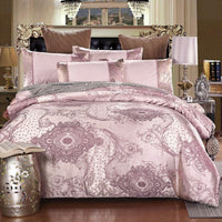 HKM-575443 Four-Piece Modal Jacquard Bedding Set for 1.8m Beds in Various Stylish Patterns