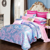 HKM-575443 Four-Piece Modal Jacquard Bedding Set for 1.8m Beds in Various Stylish Patterns