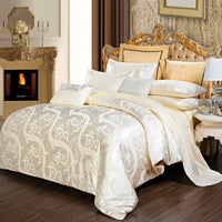 HKM-575443 Four-Piece Modal Jacquard Bedding Set for 1.8m Beds in Various Stylish Patterns