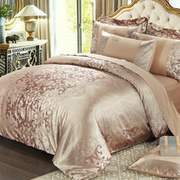 HKM-575443 Four-Piece Modal Jacquard Bedding Set for 1.8m Beds in Various Stylish Patterns