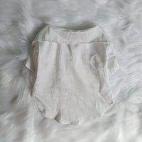 HKM-575571 Leisurely Pet Shirt for Dogs and Cats - Soft Polyester, Available in White, Gray, Pink, Sizes S to XXL
