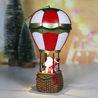 HKM-575571 Luminous Resin Old Man and Snowman Christmas Ornaments for Holiday Decor