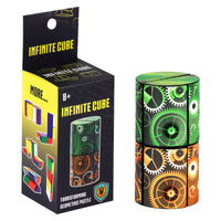 HKM-575699 Infinity Cube Fidget Toy - Earth Moon Starry Sky Design, Colorful Shape Shifting Stress Relief Cube for All Ages