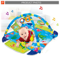 HKM-575763 Interactive Educational Musical Play Mat for Babies and Toddlers, Soft Sensory Gym Floor Mat, EPT369488