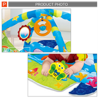 HKM-575763 Interactive Educational Musical Play Mat for Babies and Toddlers, Soft Sensory Gym Floor Mat, EPT369488