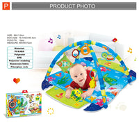 HKM-575763 Interactive Educational Musical Play Mat for Babies and Toddlers, Soft Sensory Gym Floor Mat, EPT369488