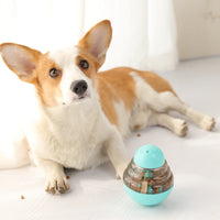 HKM-575763 Pet Swing Ball Tumbler Training Toy for Dogs and Cats - Durable ABS and PP Materials, Pink and Blue Colors