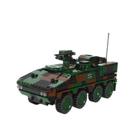 HKM-575955 Military Tank Armored Vehicle Building Block Set - Eco-Friendly ABS Plastic Model Toy for Kids 2-14 Years