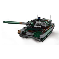 HKM-575955 Military Tank Armored Vehicle Building Block Set - Eco-Friendly ABS Plastic Model Toy for Kids 2-14 Years
