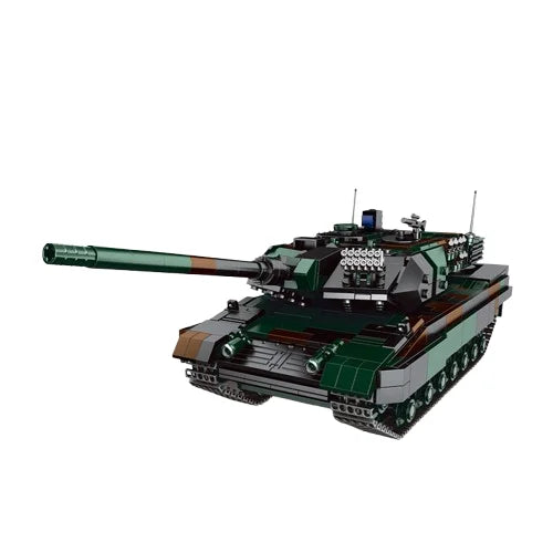 KTX-575955 Military Tank Armored Vehicle Building Block Set - Eco-Friendly ABS Plastic Model Toy for Kids 2-14 Years