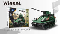 HKM-575955 Military Tank Armored Vehicle Building Block Set - Eco-Friendly ABS Plastic Model Toy for Kids 2-14 Years