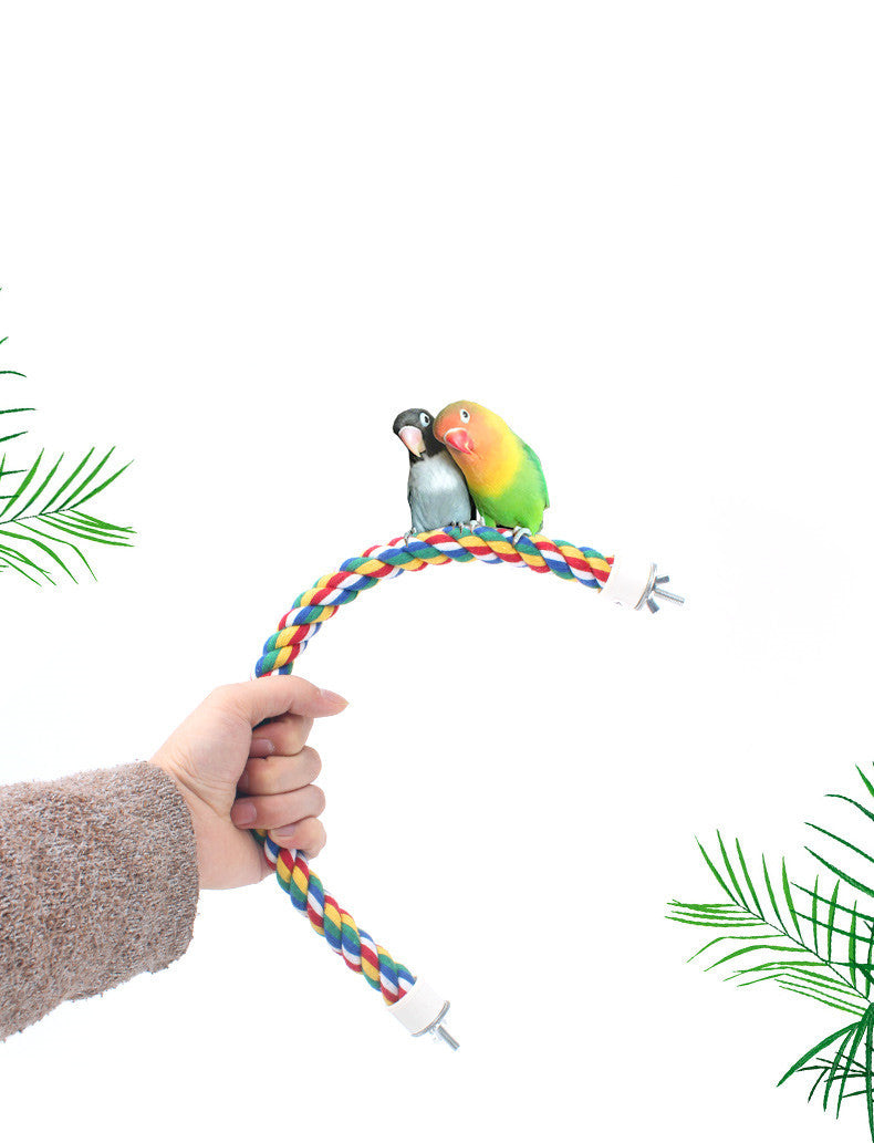 HKM-576211 Birdcage Climbing Rope Pole and Ladder for Parrots and Small Birds