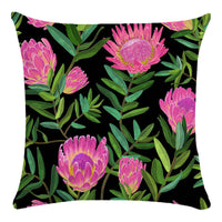 HKM-576403 Tropical Guava Flower Super Soft Plush Pillowcase Cushion Cover, 45cm x 45cm