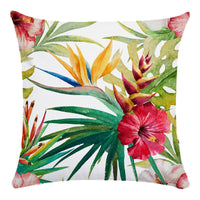 HKM-576403 Tropical Guava Flower Super Soft Plush Pillowcase Cushion Cover, 45cm x 45cm