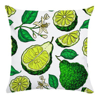 HKM-576403 Tropical Guava Flower Super Soft Plush Pillowcase Cushion Cover, 45cm x 45cm