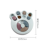 HKM-576595 Interactive Slow Feed Dog Bowl - Non-Slip Pet Feeder for Healthy Eating - Available in Pink, Blue, and Light Green