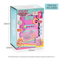 HKM-576851 Multifunctional Musical Speaker Microphone Suitcase Toy Set for Kids 3+