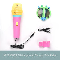 HKM-576851 Multifunctional Musical Speaker Microphone Suitcase Toy Set for Kids 3+