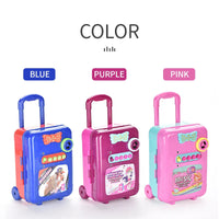 HKM-576851 Multifunctional Musical Speaker Microphone Suitcase Toy Set for Kids 3+