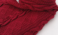 HKM-576851 Soft and Comfortable Knitted Dog Sweater in Blue and Wine Red, Available in Multiple Sizes