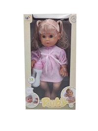 HKM-576915 Lifelike Reborn Baby Doll for Kids - Realistic Soft Silicone Toy, Ages 2-7