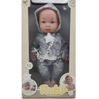 HKM-576915 Lifelike Reborn Baby Doll for Kids - Realistic Soft Silicone Toy, Ages 2-7