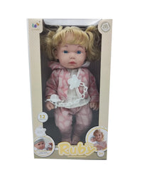HKM-576915 Lifelike Reborn Baby Doll for Kids - Realistic Soft Silicone Toy, Ages 2-7