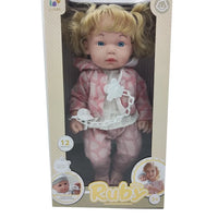 HKM-576915 Lifelike Reborn Baby Doll for Kids - Realistic Soft Silicone Toy, Ages 2-7