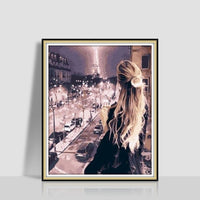 HKM-577043 Digital Oil Painting in Romantic Style – Modern Minimalist Artwork, Size 40 x 50 cm