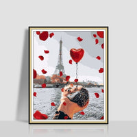 HKM-577043 Digital Oil Painting in Romantic Style – Modern Minimalist Artwork, Size 40 x 50 cm