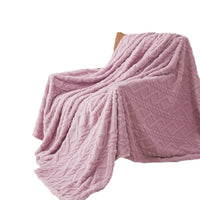 HKM-577107 Cozy Double-Sided Velvet Blanket for Sofa and Lunch Break, Multiple Sizes Available