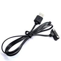 HKM-577299 Smart Magnetic Charging Cable for Universal Beauty Instruments and Smart Watches – Black