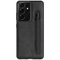 HKM-577363 S21 Flip Type Protective Sleeve for Samsung - Black Khaki