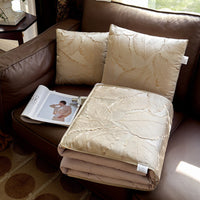 HKM-577427 Two-in-One Cotton Air Conditioner Quilt and Pillow Set with Floral Patterns