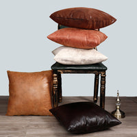 HKM-577555 Retro Suede Throw Pillow Cover with Gilded Geometric Design, 45x45 cm, Available in Multiple Colors