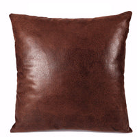 HKM-577555 Retro Suede Throw Pillow Cover with Gilded Geometric Design, 45x45 cm, Available in Multiple Colors