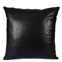 HKM-577555 Retro Suede Throw Pillow Cover with Gilded Geometric Design, 45x45 cm, Available in Multiple Colors