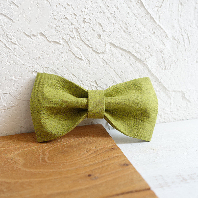 HKM-578131 MUTTCO Fruit Green Velvet Dog Collar - Non-Retractable, Multiple Sizes Available