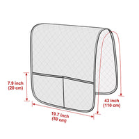 HKM-578323 Waterproof Quilted Armrest Towel for Home Sofa in Multiple Colors
