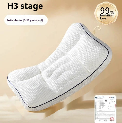 HKM-578387 Children’s Antibacterial Neck Pillow for 1-3-6 Years, Cold & Warm Double-Sided Design, Modern Simplicity