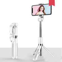 HKM-578643 Universal Bluetooth Selfie Stick Tripod with Adjustable Height for Mobile Phones (3.5 - 6.2 inches)