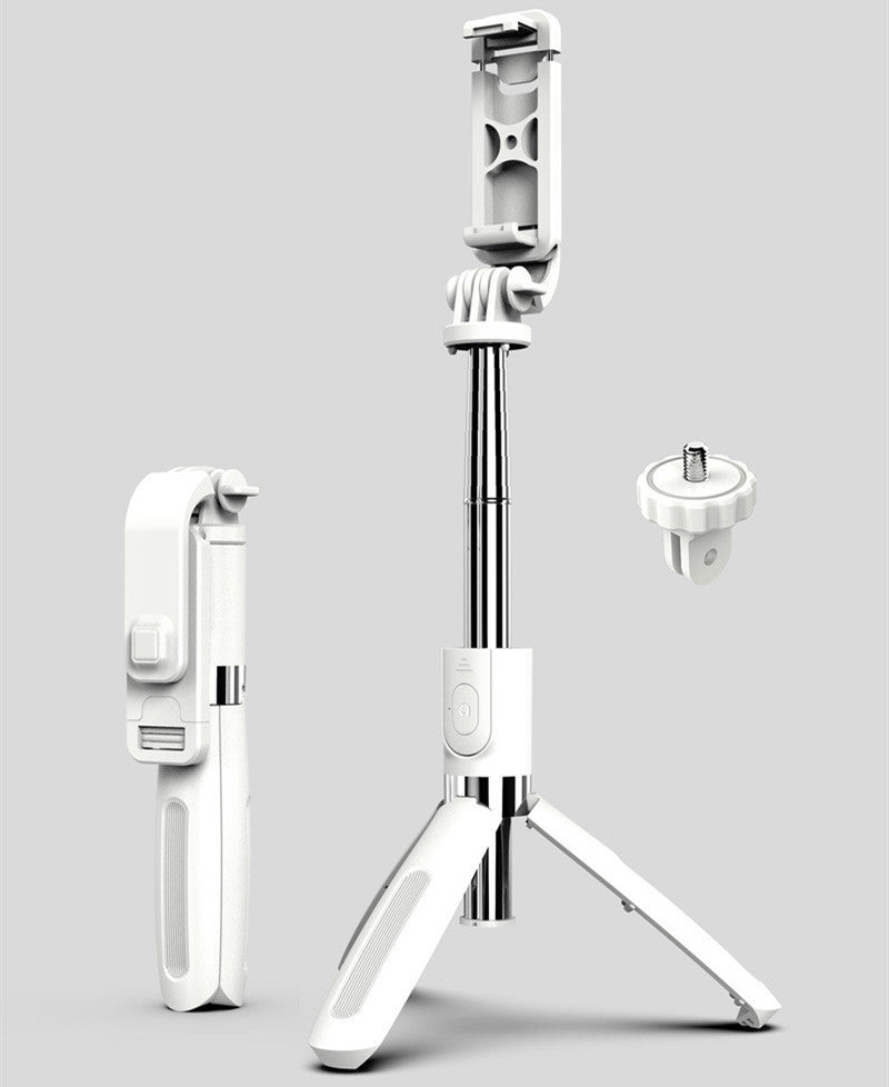 HKM-578643 Universal Bluetooth Selfie Stick Tripod with Adjustable Height for Mobile Phones (3.5 - 6.2 inches)