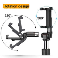 HKM-578643 Universal Bluetooth Selfie Stick Tripod with Adjustable Height for Mobile Phones (3.5 - 6.2 inches)